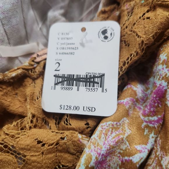 Free people Lucie Mini Dress size 2 - Picture 6 of 6